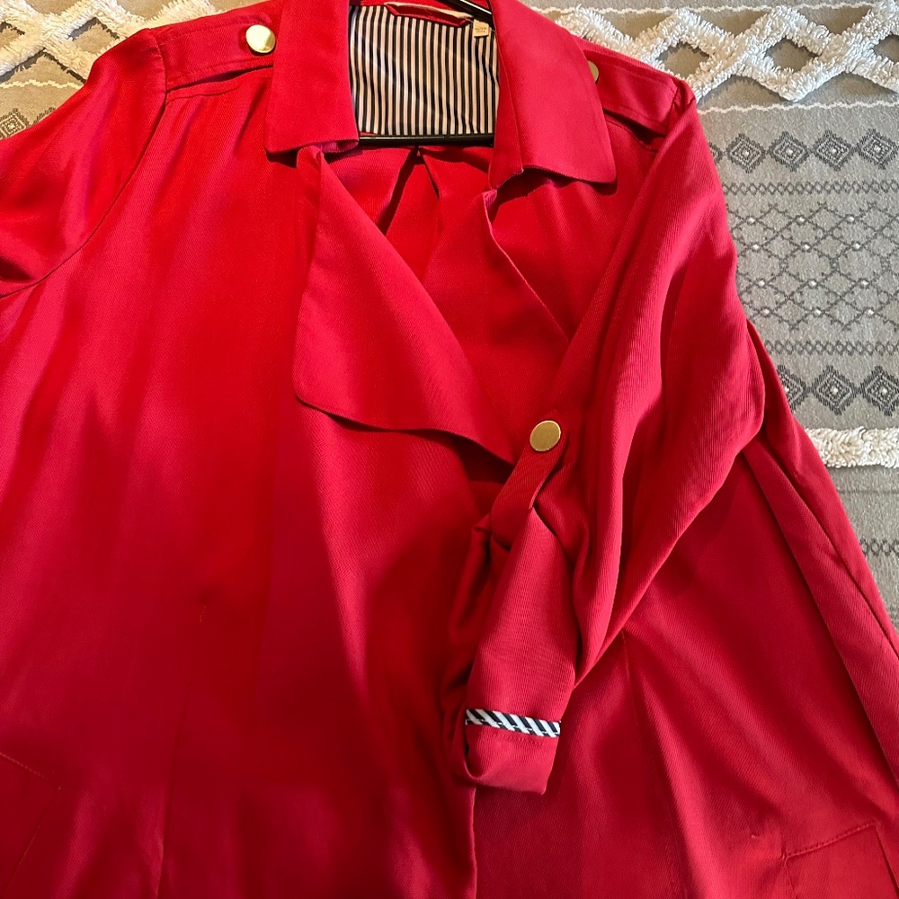 Women’s red jacket new with tag